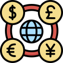 Futures and options trading icon