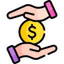 Mutual fund trading icon
