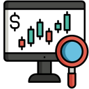 Equity trading icon