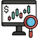 Equity trading icon